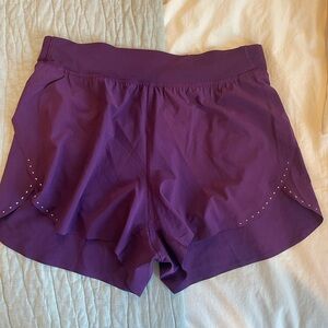 Lululemon Athletica Deep Purple Athletic Shorts